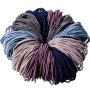 100PCS No Damage Elastic Hair Ties For Women And - Thin And Thick Hair - Multicolor Rubber Bands For Hair Accessories