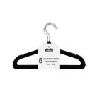 Black Hangers – Kids – Velvet – 5PC