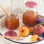 12 Piece 1050ML Glass Jar With Rose Gold Lid