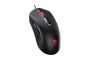 G550 Rgb Wired Black Gaming Mouse With Red Gengar Kuromi Sticker
