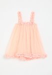 PoP Candy Floral D Cor Mesh Dress - Pink