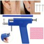 98PCS Professional Ear Piercing Gun Set - Includes Steel Ear Studs Safety Pierce Tool And Navel Body Piercing Gun - Perfect For Ear Nose