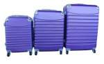 Smte 3 Piece Luggage Set Purple With Keychain