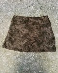 Black Swirl Exercise Skirt 11 12Y