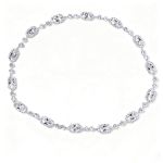 Silver Flower Girl Headpiece For Wedding - Crystal Headband