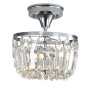 Clara Acrylic Crystal Light Chrome Or Gold - Gold