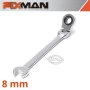 Fixman Fixman Flexible Ratchet Combination Wrench 8MM Fix B0701