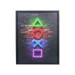 70 X 40CM Gaming Room Wall Art Multicoloured