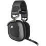 HS80 Rgb Wireless Premium Carbon Headset Spatial Audio 50MM Audio Drivers Omni-directional Microphone - Pc/ Mac/ Playstation