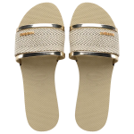 Havaianas Ladies You Trancoso Premium Sandals - Sand Grey - 6-7 39-40