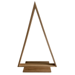 Wooden Christmas Tree - American Oak With Clear Coat