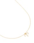 Waterproof Gold Plated Stainless Steel Cubic Zirconia Aries Zodiac Sign Necklace