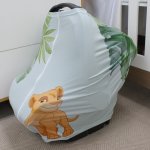 Car Seat Cover Tropical Monster Leaf Lion King