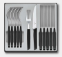 Victorinox Swiss Army Victorinox Swiss Modern Rounded Steak Knife & Fork Set 12PC