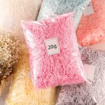 20G Crinkle Cut Paper Shred Filler For Gift Boxes Eco-friendly Raffia Tissue Packing Grass Perfect For Wedding Birthday Engageme