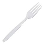 Plastic – Wrapped Forks White