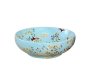 Premium Quality Wall Mounted Blue Floral & Bird Basin