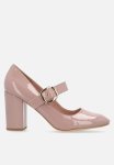 Madison Banks Block Heel - Mink