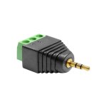 Delock 2.5MM Stereo Jack M Terminal Block 65420