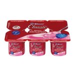 Clover Low Fat Smooth Strawberry Dairy Snack 6 X 100G