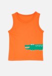 PoP Candy Printed Vest - Orange