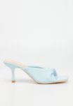 Amber 1 Mule Barely There Stiletto Heel - Blue