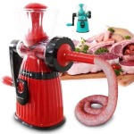 Hand Crank Manual Meat Grinder - Green