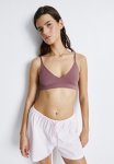 Seamless Padded Soft Bra - Pink
