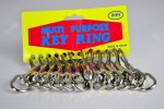 Key Ring Snap Swivel Type 8.5CM 12 On A Card