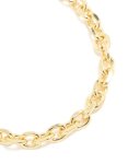Goldair Gold Plated Large Circle Link Chain Necklace