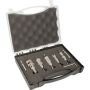 Hole Saw Set Tct 5 Piece 16 20 22 25.32MM For Metal C/w Carry Case Ub/hl