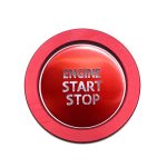Engine Push Start Stop Button Cover Trim For Toyota Tacoma Car Accessories Interior Trims For Tacoma Aluminum Alloy Red