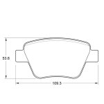 Kbc Brake Pads Rear For Audi Vw