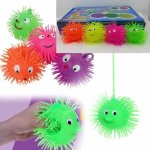 Flashing Spikey Face Assorted Colours