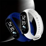 LED Digital Sports Watch - Touch Screen Silicone Band For Teens & Couples