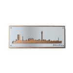 Johannesburg Skyline Aluminium And Wood Wall Art