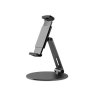 360 Rotating Aluminum Alloy Phone Tablet Stand Holder Mount Grey