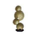 Gold Fan Leaf Sculpture