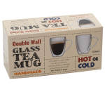 Double Wall Glass Tea Mug Mug 250ML 2PC