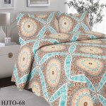 3 Piece Quilt Set Standard HJTO-68 Double Queen - Standard Double Queen