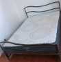 Double Metal Base With Mattress