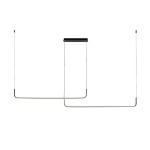 Aro Pendant Light Black LED 40W