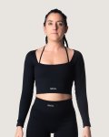 Prime Statement Cut-out Long Sleeve - Black - Small
