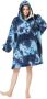 Blanket Hoodie - Oversided- Tie Dye- Blue