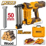 Ingco Cordless Brad Nailer 20V Lithium-ion