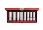Socket Set 1 2" Deep 1 2"-15 16" Sae 8PC
