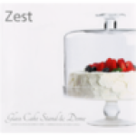 Glass Cake Stand & Dome 23 X 25CM 2-PIECE