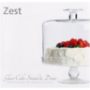Glass Cake Stand & Dome 23 X 25CM 2-PIECE