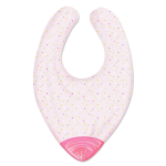 Chicco Gummy Bib Teether - Pink