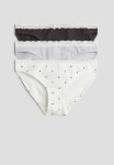 3 Pack Cotton Briefs - Multi